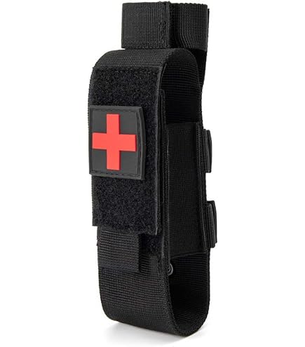 M-Tac Borsa Tattica Per Tourniquet – In Cordura Squadron, Chiusura A Strappo, Sistema MOLLE Laser Cut, Per Militari E Primo Soccorso
