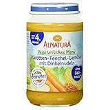 Alnatura Demeter Bio Karotten-Fenchel-Gemüse mit Dinkelnudeln