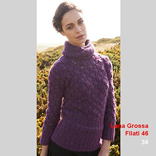 LANA GROSSA GARZATO Fleece, 2 – Petrol/Schwarz - 4