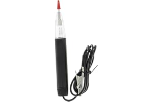 XLTECH Cartec 151771 Testeur de Tension 6V/12V/24V, Testeur de courant pique fil tous véhicules, Noir