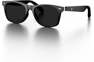 Fire-Boltt Fire-Lens Dune Smart Glasses, Bluetooth Calling & Open-Ear Bluetooth Sunglasses with HD Sound & Smart Audio Touch Controls Voice Assistant (Siri/Alexa/Google), Fast Charging for Men & Women