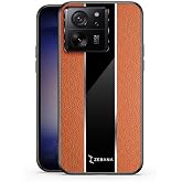 Zebana Xiaomi Mi 13T Pro ile Uyumlu Kılıf Zebana Premium Deri Kılıf Kahverengi