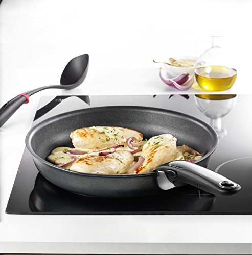 Tefal L65092 Ingenio Expertise Pfannen-Set, 24 + 28 cm, inklusive Griff, induktionsgeeignet, antihaftversiegelt, schwarz - 4