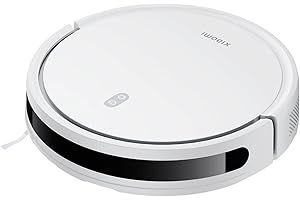 Xiaomi Robot Vacuum E12, Robot Aspirapolvere e Lavapavimenti, Potenza Aspirazione 4.000Pa, Batteria da 2600mAh, 3 Livelli Regolazione Acqua, Slim Design, Home App, Smart Google Home e Alexa
