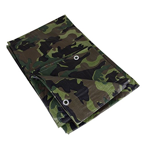 Abdeckplane 2x3m 90g/m² camouflage Holzabdeckplane Plane Flecktarn Schutzplane