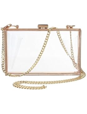 Frauen Jelly Handtasche Abend Handtasche Transparent Clear Box Kupplung Acryl Umhängetasche Geldbörse Tasche Damen...