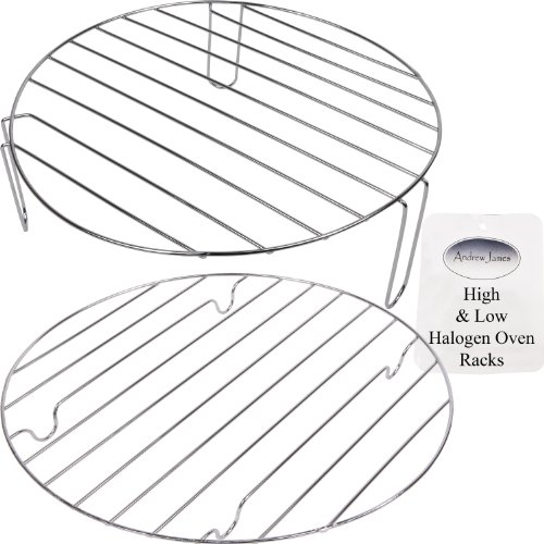 Andrew James Halogen Oven Racks Set of 2 High and Low Halogen Oven