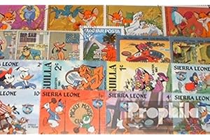 PROPHILA COLLECTION Motives 25 Divers Comics Timbres (Timbres pour Les collectionneurs) Bandes dessinées
