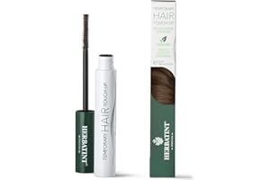 Herbatint Temporary Hair Touch-Up Châtain - Mascara Cheveux pour Retouche Instantanée des Racines | Couverture Temporaire Cheveux Gris, Testé Dermatologiquement, 93% d'Ingrédients d'Origine Naturelle