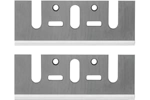 TRIPLEKIND FOXBC 3-1/4" Planer blades Replacement for Bosch, Craftsman, Makita, DeWalt, Ryobi and most Portable Hand-Held Planer (Carbide)