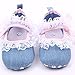 Itaar Toddler Baby Girl Magic Tape Lace Antiskid Prewalker Trainer Sneaker Crib Shoes