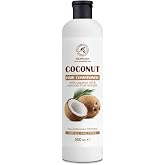 Coconut Hair Conditioner 480ml with 100% Natural Coconut Oil - For All Hair Types - Hydrated Hair - Soft and Shiny - Sulfate