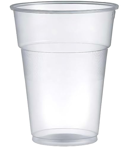 Bicchieri in Plastica Pet + Coperchi Cupola con Foro Pet - Trasparent