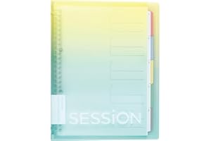 Maruman F310A-97A Raccoglitore sfuso Sessione B5 26 fori Gradiente Lemon Soda