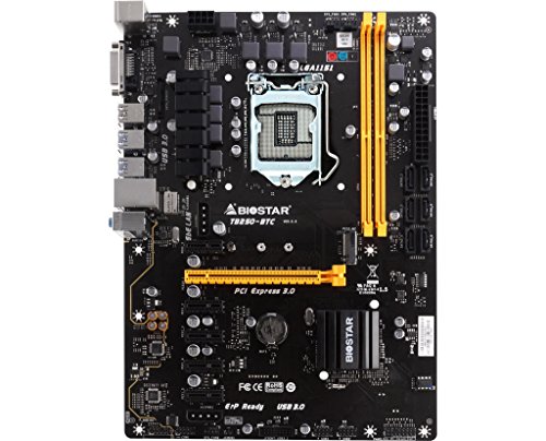 Biostar tb250-btc Intel LGA B250 1151 (H4) ATX Motherboard Motherboards (VT-X – SOCKET, DIMM, 1866,2133,2400 MHz, Dual, Intel, 32 GB)
