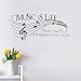 Produktbild Wandaufkleber Schlafzimmer Mural Art Wall Sticker Decal Mural Window Music Is Life That'S Why Our Hearts Have Beats Music Notes For Studio Room