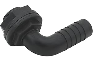 BT-AX Tankdurchführung 3/4 Zoll, 90 Grad Schlauchtülle 19mm