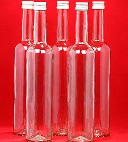 12 empty glass bottles 0,5 l liquor bottles juice bottles liquor bottles 500 ml slkfactory