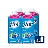 10 veces más duradero Flor Suavizante Concentrado Flor Azul 1,5 L 4 unidades x 70 Dosis