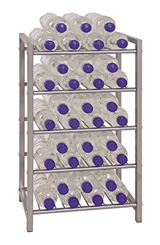 Flaschenständer in alu für 35 Flaschen; Maße: 34x22x59