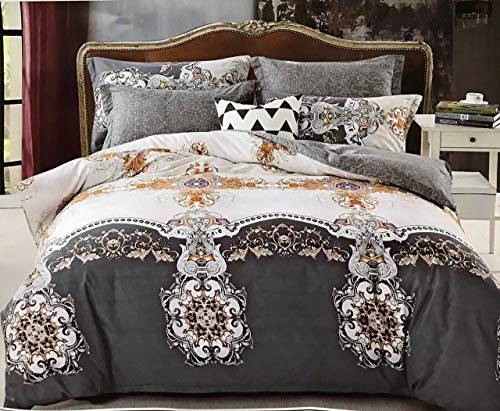Snyter 100% Cotton Double Bedsheet with 2 Pillow Covers