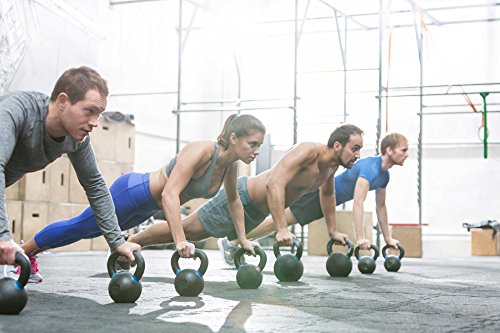 KettleBell »PowerMonster« Kugelhantel 2kg bis 20 kg / Handgewicht aus Kunststoff / High Performance Studio-Qualität ideal für Krafttraining, Functional-Training, Gymnastik und Heimtraining / 2kg 3kg 4kg 5kg 6kg 8kg 10kg 12kg 15kg 20kg - 9