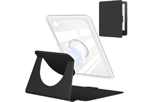 Youngme 360 graders roterande fodral för 6 tum Kobo Clara färg 2024 släppt, avtagbar magnetisk design skyddande justerbart st