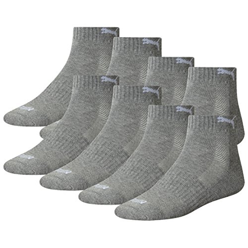PUMA Unisex Match Quarters Socken Sportsocken MIT FROTTEESOHLE 8er Pack