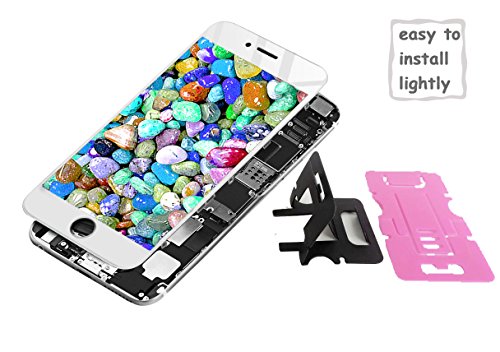 UGadget Nuevo Blanco Pantalla LCD de Repuesto de la Asamblea digitalizador de Pantalla t     ctil con Kit de Herramientas para iPhone 5S  4   