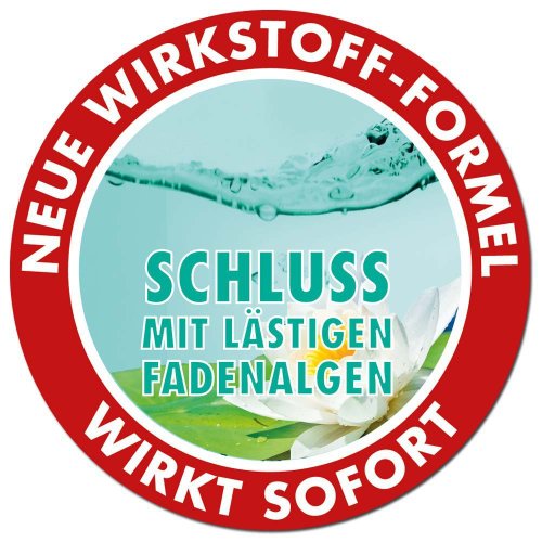 AQUALITY Fadenalgen-EX Flüssig für Ihren Gartenteich 5.000 ml (GRATIS Lieferung innerhalb Deutschlands – Flüssiger Fadenalgenvernichter, Algenmittel und Algenentferner für Ihren Gartenteich. Jetzt noch bessere Wirkung. Löst sich sehr schnell im Teich auf) - 2