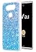 Produktbild LG V20/LG V20 Dual H990DS/H990N with dual-SIM Hülle Glitzer [Blau] ISENPENK Durchsichtig LG V20/LG V20 Dual H990DS/H990N with dual-SIM Hülle Silikon Transparent,Ultra Slim TPU Liquid Glitter Glänzend Bling Fließen Flüssig Flüssigkeit,Schutzhülle Muster Handy Hülle Tasche