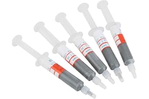 CERSALT Pâte abrasive diamantée, pâte à grains composée à roder 5 pièces/ensemble Pâte à roder diamantée, pour le meulage(W10 (polissage ordinaire 1000 mesh))