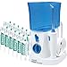 Produktbild Waterpik Munddusche Reisemunddusche Traveler WP-300E + 12 Tuben elmex SENSITIVE PROFESSIONAL Zahnpasta (12 x 20 ml)