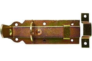 stahl-design-tebart Türschieber 6" 150 mm gerade - Zuverlässige und robuste Türverriegelung. Einfache Installation und ideal für verschiedene Türtypen. | Zuverlässige Sicherheit