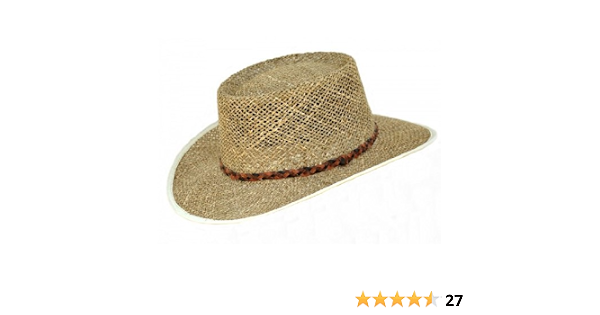 Greg Norman Style Seagrass Straw 