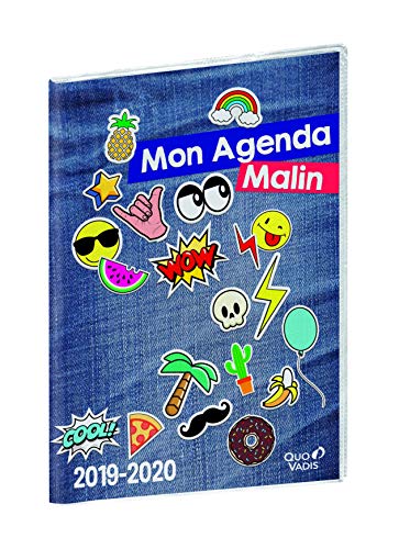 Télécharger Quo Vadis Mon agenda malin SEMAINIER CM1-CM2 Agenda scolaire Semainier 21x29,7cm Bleu Année 2019-20 Livre PDF Gratuit