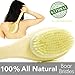 AECHOO Natural Long Handled Body Shower Back Bristle Bath Brush Scrubber & Massager, Effective For Wet And Dry Body Brushing Suitable For Men And Women
