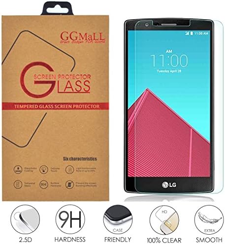 LG G4 Screen Protector, GG MALL Premium Real Tempered Glass Protector for LG G4 -Ultra-thin [0.26mm] Ballistics Glass