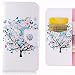 Produktbild Handyhülle Motorola Moto G5 Plus Hülle Tasche, Ougger Baum Beutel BriefHülle Tasche Bumper Schale Schutzhülle PU Leder Weich Magnetisch Stehen Silikon Haut Flip Cover mit Kartenslot