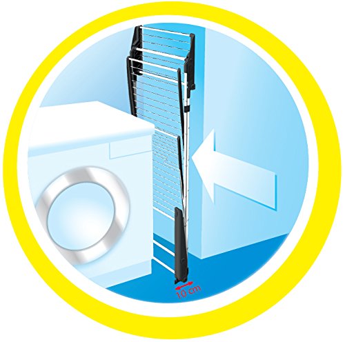 Vileda Viva Dry Multiflex Turmwäscheständer mit höhenverstellbaren und rausnehmbaren Trockenregalen - 7