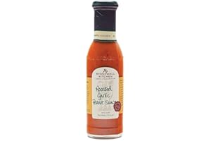 ‎STONEWALL KITCHEN Stonewall Kitchen Roasted Garlic Peanut Sauce, 330 ml – Deftige BBQ-Sauce mit geröstetem Knoblauch und Erdnüssen, ideal als Grillsauce oder Fonduesauce