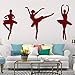 Price comparison product image Fushoulu 79X40Cm Art Dancing Girl Wall Sticker PVC Stickers Modern Fashion Wall Sticker Dancing Room Decoration Accessories for Living Room Decor