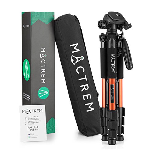 Trípode Cámara Reflex– Mactrem Trípode Completo Flexible con Rótula para DSLR EOS Canon Nikon SONY – Trípode p