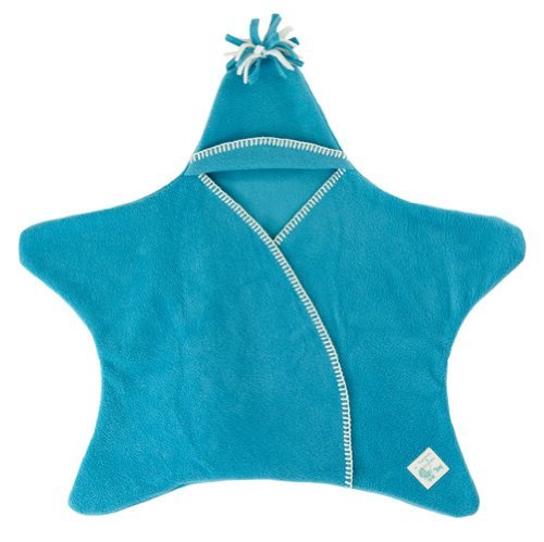 Tuppence and Crumble Star Baby Wrap Turquoise Small
