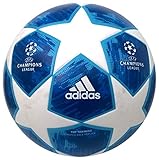 balón champions real madrid Requiere inflado. adidas Finale 18 Top Training Interior y Exterior - Pelotas de fútbol (Azul, Blanco, Específico, Interior y Exterior, Estampado, 12 año(s), Termoplástico de Poliuretano (TPU))
