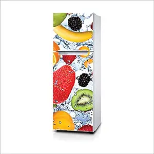 Artway India Vinyl Food and Beverages Fridge Sticker, 60 x 160 cm, Multicolour