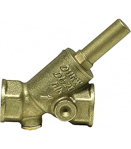 Schrägsitz-Rückschlagventil Aus Messing – In Verschiedenen Größen Von 3/8" Bis 2"