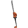 Black & Decker Cordless Power Hedge Trimmer, POWERCONNECT Series, 18V, 43 cm Blade, 180 Degree Swivel Head, Long Reach, Dual Action, Battery not Included, Orange/Black - GTC1842LB-QW,