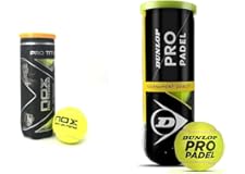 NOX Bote de 3 Pelotas de pádel Pro Titanium