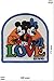 Produktbild Patch - Mickey Mouse - Mickey and Minnie - Love - Cartoon - Mickey Mouse - Aufnäher - zum aufbügeln - Iron On